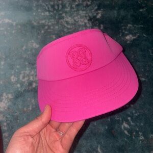 Mens G/FORE G FORE CIRCLE G'S Hot Pink Sun Golf Hat Visor Adjustable One Size